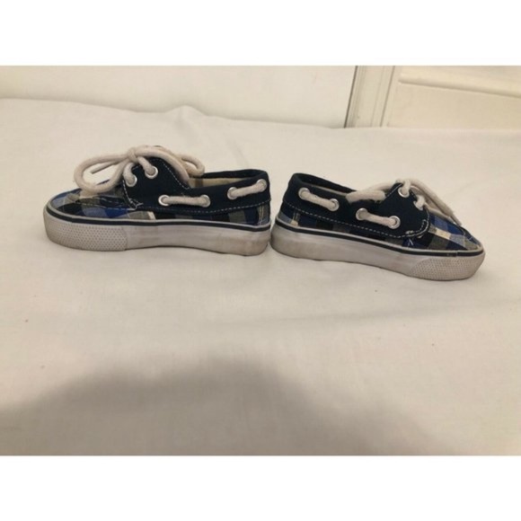 SET 2 US Sports Kids Unisex Shoes Sneaker Drawstring Blue / Red Size 5 - Picture 5 of 12